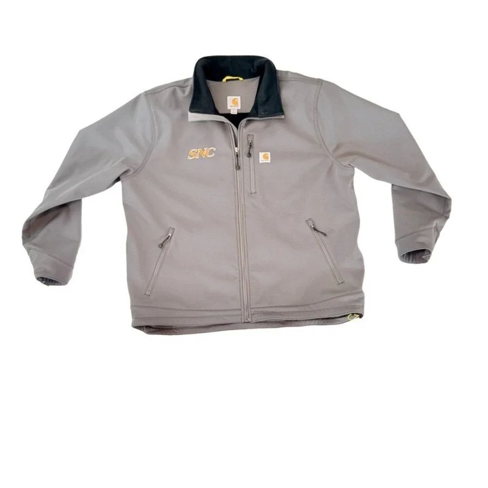 CARHARTT Rain‎ Defender Relaxed Fit Heavyweight Softshell Jacket Charcoal 2XL